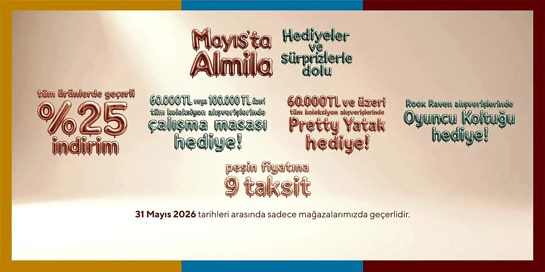 Mayıs'ta Almila Hediyeler ve Sürprizlerle Dolu!