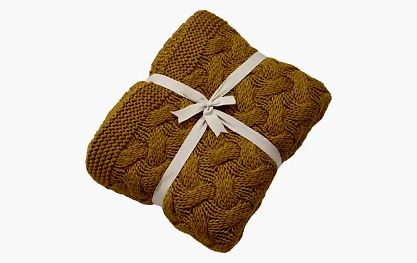 Hola Blanket Mustard (120x170)