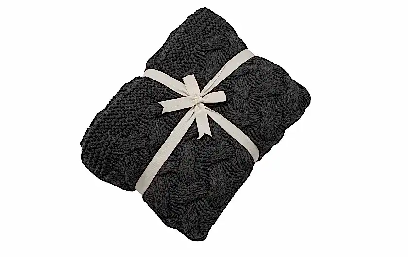 Hola Blanket Anthracite (120x170)