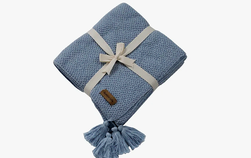 Rova Baby Blanket Blue (100x100)