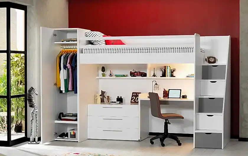Neo Gri Küçük Çalışma Masası