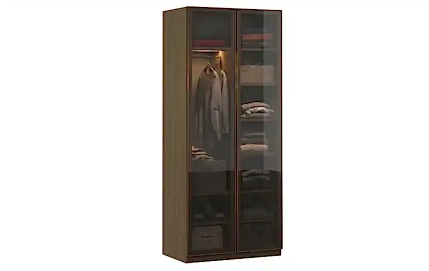 Plus 2 Adet Camlı Kapak Kahve