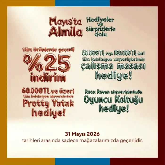 Mayıs'ta Almila Hediyeler ve Sürprizlerle Dolu!